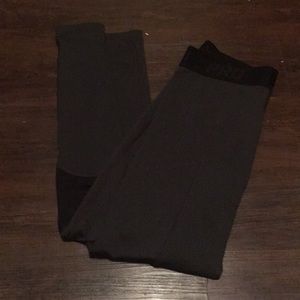 NIKE PRO Medium Grey and Black Leggings